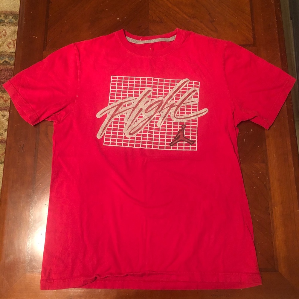 Red Jordan Flight Men’s T Shirt